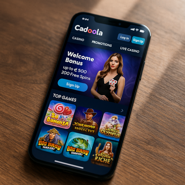 Cadoola Casino - Mobile Platform - Responsive Design